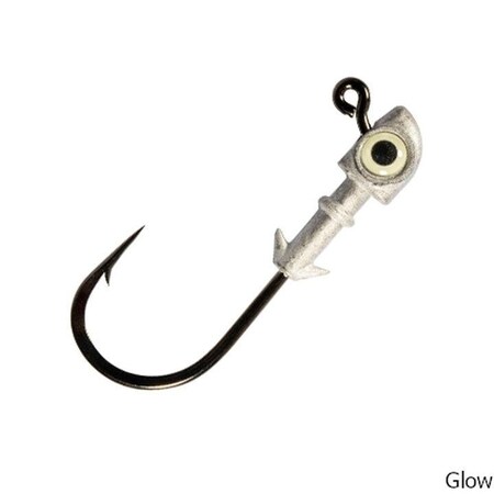 Z-Man Diezel Eye Jigheads 60 34 Oz Glow 2 Pack, 2PK DE6034-02PK2